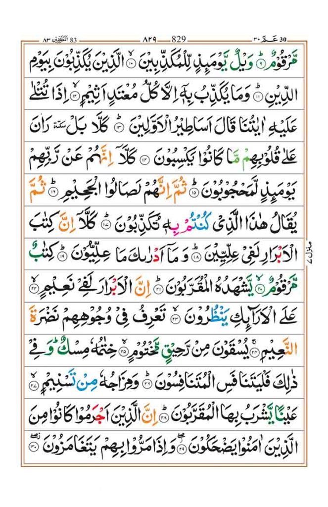 Surah Al Mutaffifin Faiz E Islam