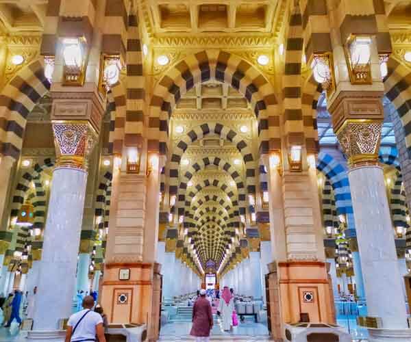 Pillars of Masjid e Nabawi