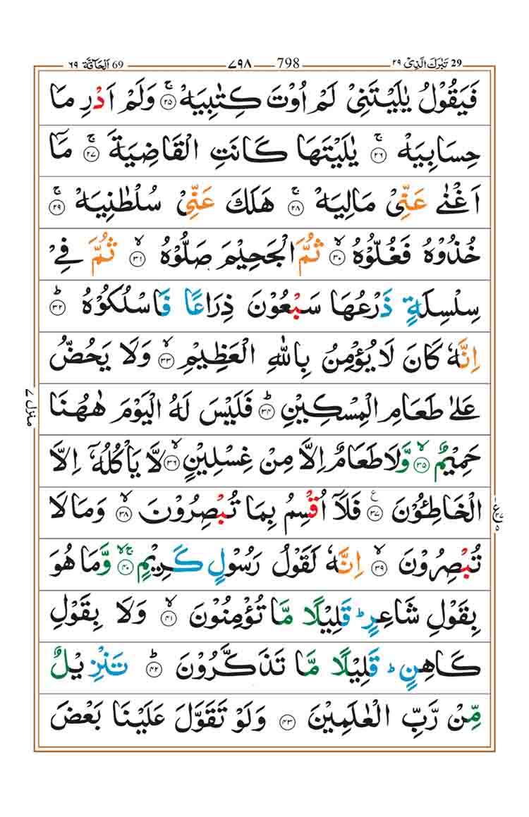 Surah Al Haqqah page 3