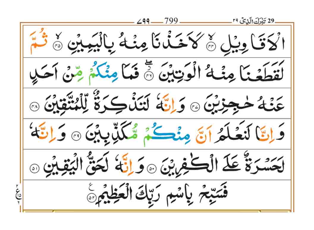 Surah Al Haqqah page 4