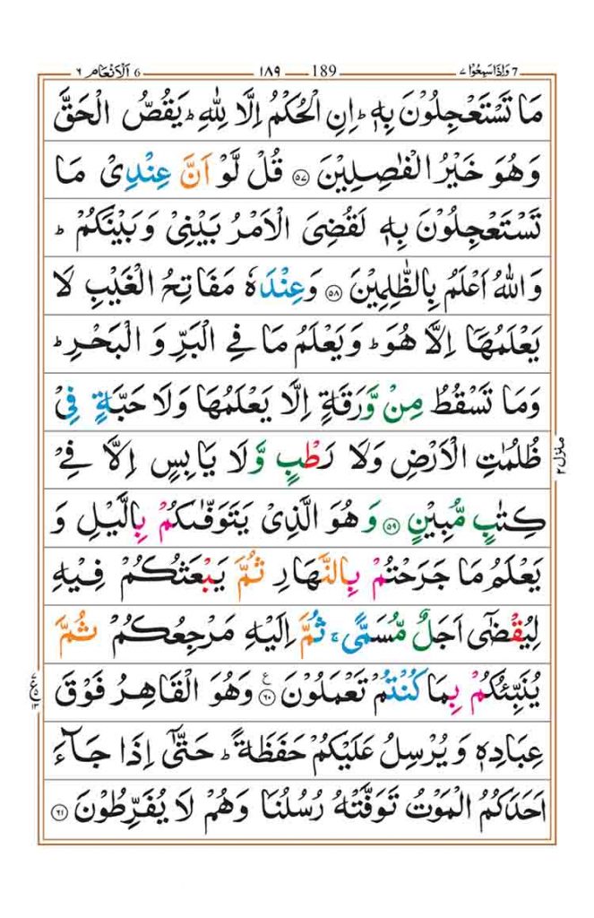 Surah Al Anam Page 11