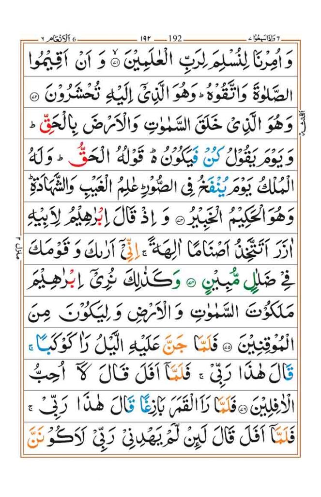 Surah Al Anam Page 14