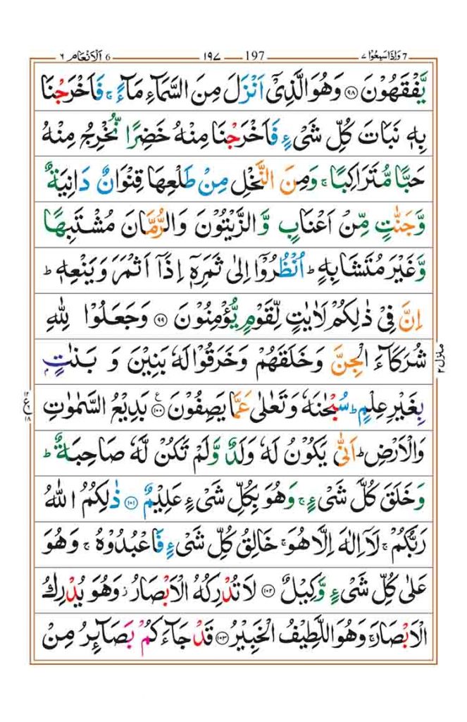 Surah Al Anam Page 19
