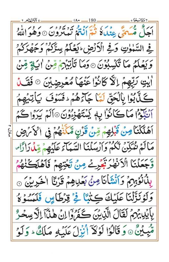Surah Al Anam Page 2