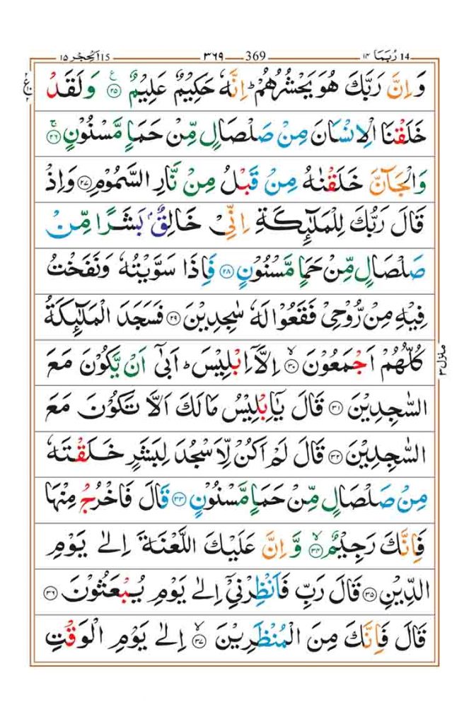 Surah Al Hijr Free Read Online