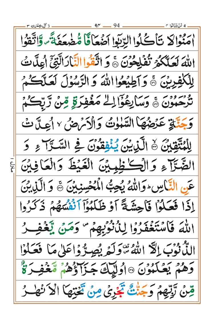 Surah Al Imran page 25