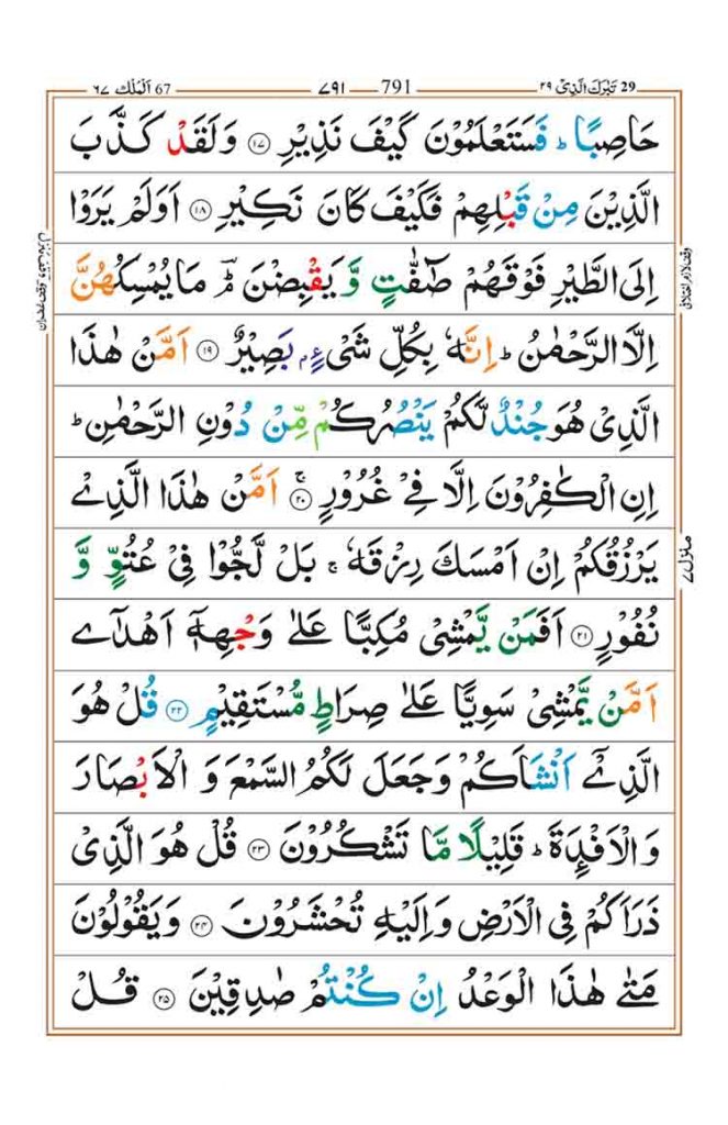 Surah Al Mulk Read Online Faiz E Islam