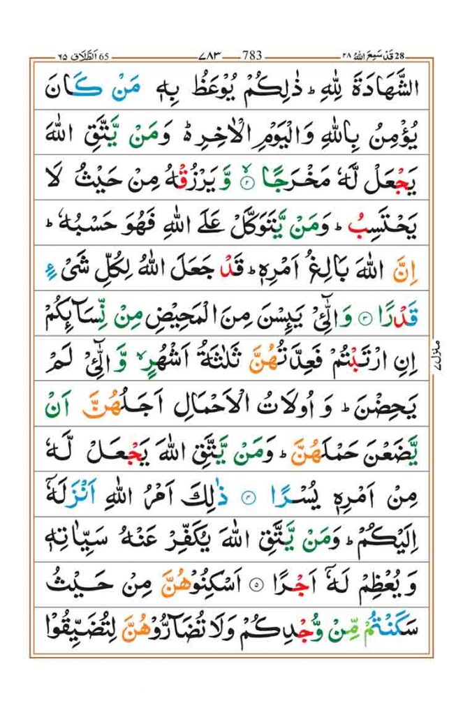 Surah At Talaq Faiz E Islam