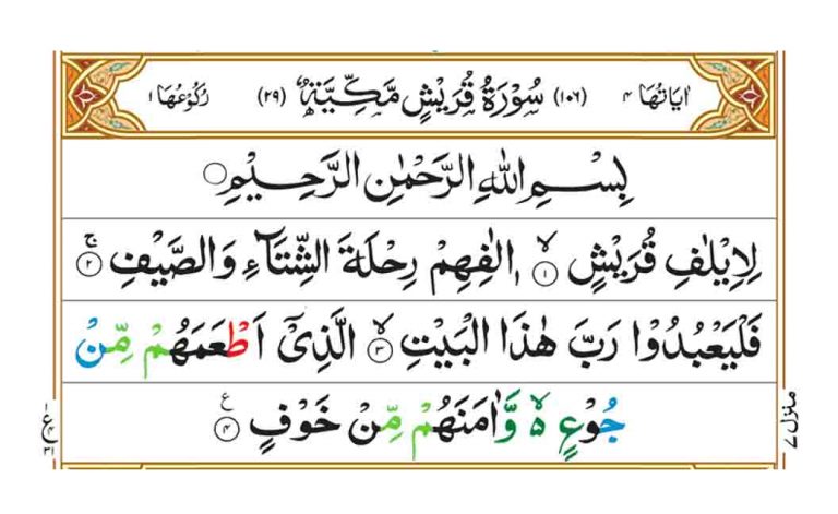 Surah Quraish - Faiz E Islam